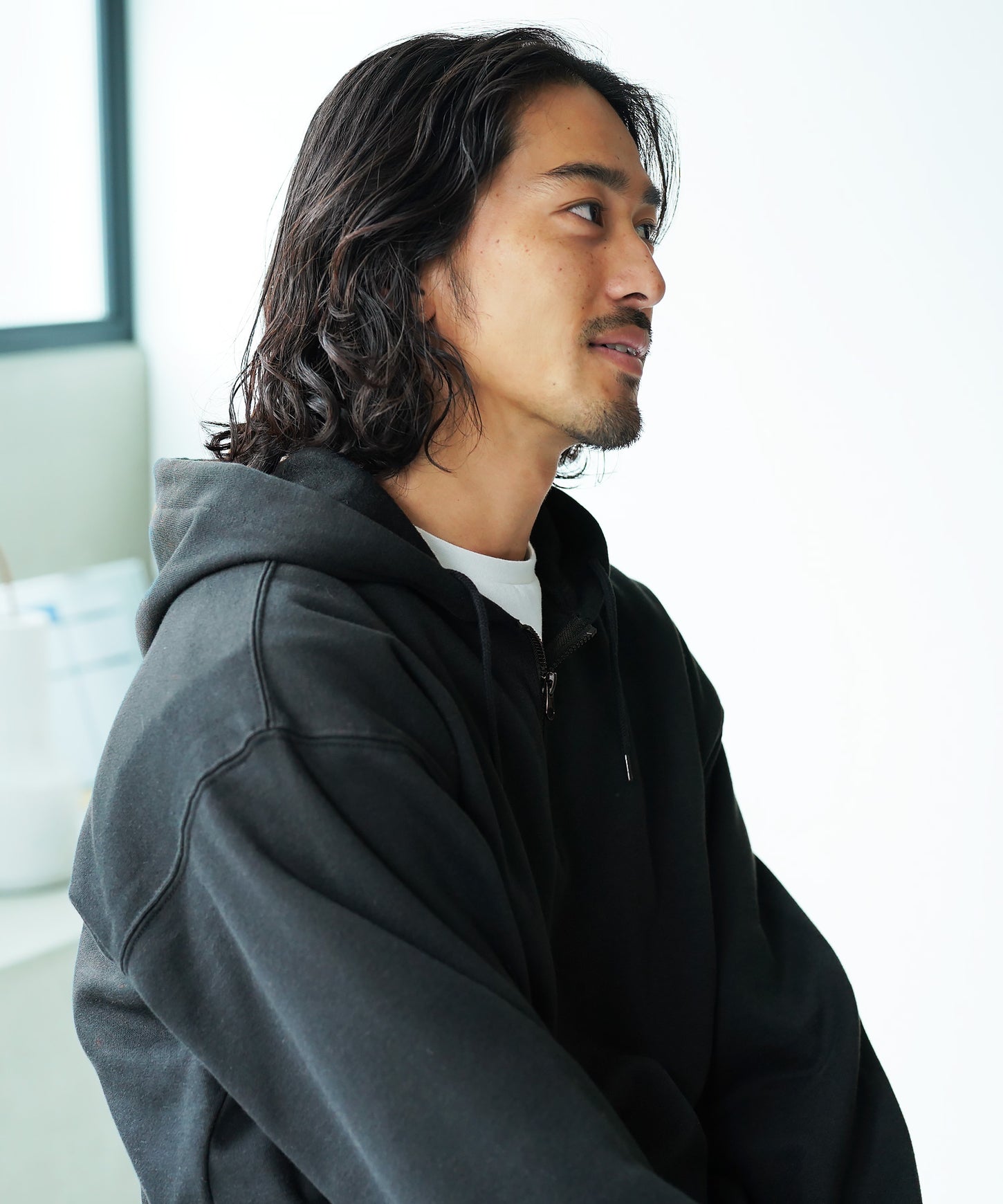 ブラック MODEL : KAI 181cm 68kg Lsize