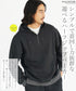 裏起毛ハーフZIPパーカー