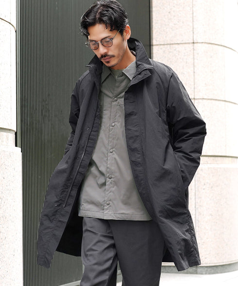 ストレッチCNブロード中綿シャツ