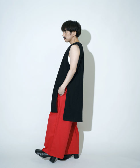 H167 / 着用サイズ: M*ブラック系1(無地) ボトムス:217626