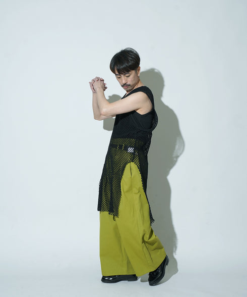 H178 / 着用サイズ: L*ブラック系2(メッシュ) ボトムス:217634