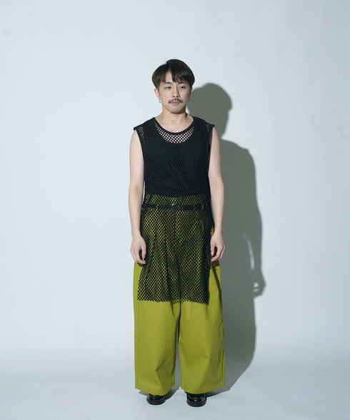 H178 / 着用サイズ: L*ブラック系2(メッシュ) ボトムス:217634