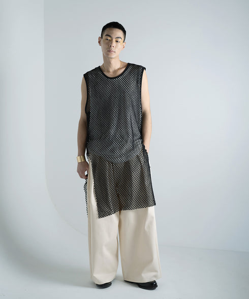 H178 / 着用サイズ: L*ブラック系2(メッシュ) ボトムス:217634