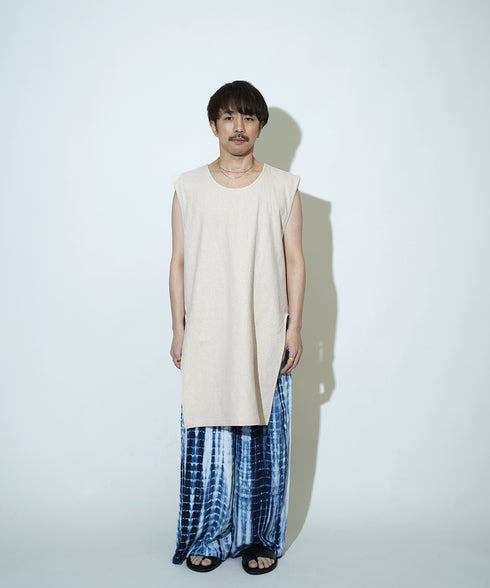 H163 / 着用サイズ: S*アイボリー系1(無地) ボトムス:217626