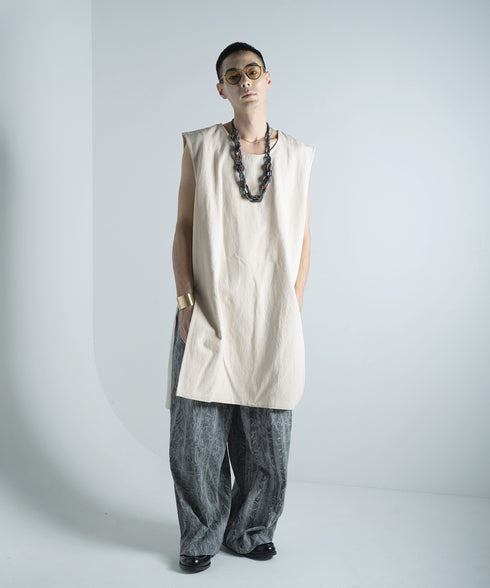 H178 / 着用サイズ: L*アイボリー系1(無地) ボトムス:217614