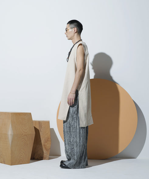 H178 / 着用サイズ: L*アイボリー系1(無地) ボトムス:217614