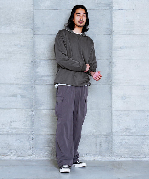 チャコールグレー MODEL : KAI 181cm 68kg Lsize