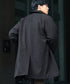撥水中綿ステンカラーコート | 裏起毛 メンズコート 中綿ダウン あったか ビジネス ジャケット アウター