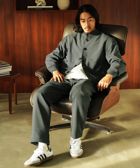 チャコールグレー MODEL : KAI 181cm 68kg Lsize