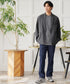 ライトオンスデニムストレートパンツ | ジーンズ Gパン ストレート メンズファッション 20代 30代 40代 ズボン インディゴ ブラック 黒 イージー ゆったり 穿きやすい ライトオンス ウエスト ゴム