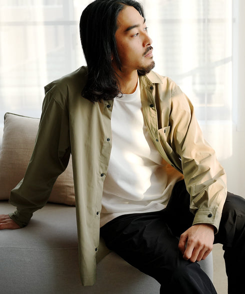 ベージュ MODEL : KAI 181cm 68kg Lsize