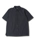 ポリエステルタフタレギュラーカラースナップボタン半袖シャツ