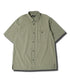 ポリエステルタフタレギュラーカラースナップボタン半袖シャツ