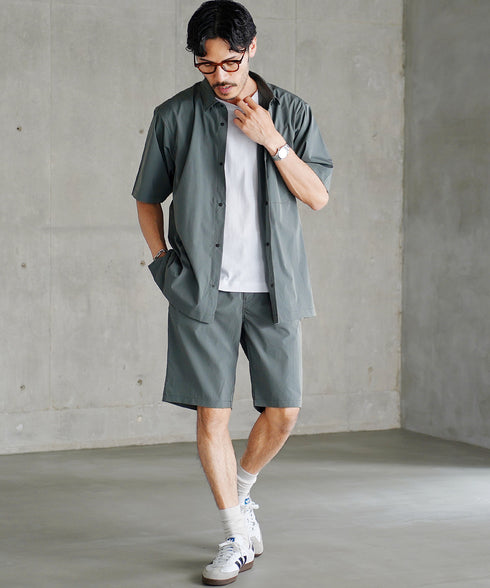 チャコールグレー MODEL : GO 180cm 66kg Lsize