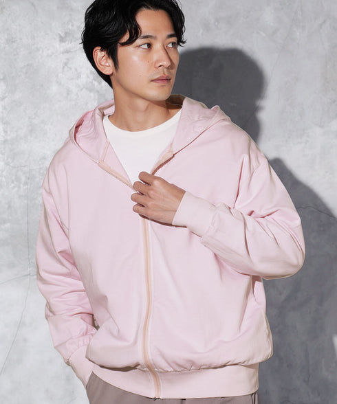 フェードピグメントジップパーカー | パーカー おしゃれ ZIP UP シンプル 大人 カジュアル ピグメント 古着風 色落ち ヴィンテージ加工 ゆったり 冷房対策 春服 20代 30代 40代