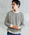 バイカラー ワッフル クルーネック ロンT | 長袖Tシャツ ロンティー カットソー トップス