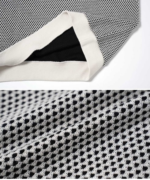 バイカラー ワッフル クルーネック ロンT | 長袖Tシャツ ロンティー カットソー トップス