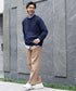 ネイビー MODEL : GO 180cm 66kg Lsize
