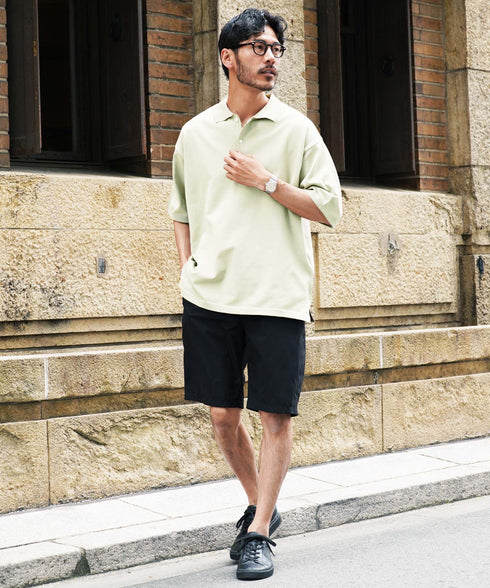 ライトベージュ MODEL : GO 180cm 66kg Lsize