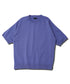 5分袖クルーネックニットTシャツ
