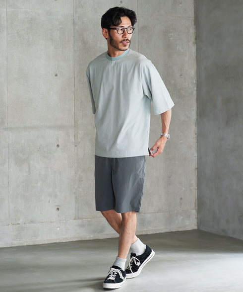 ミジンボーダークルーネックT