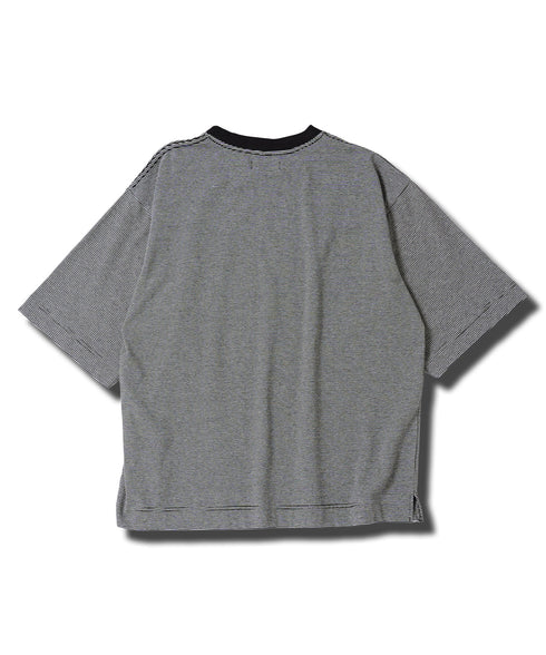 ミジンボーダークルーネックT