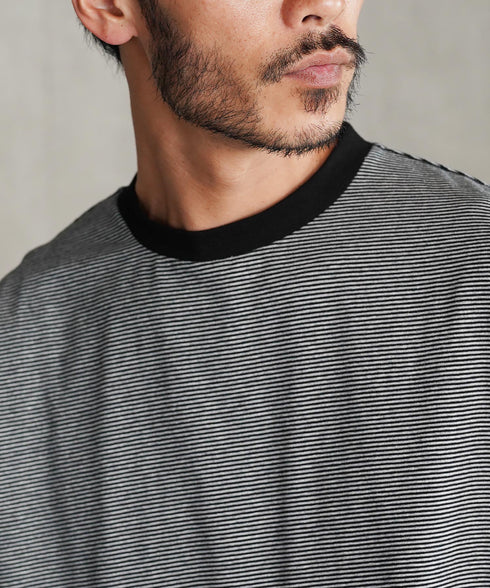 ミジンボーダークルーネックT