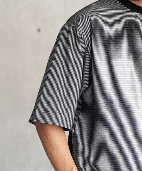 ミジンボーダークルーネックT