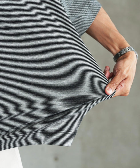 ミジンボーダークルーネックT