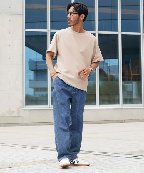 ベージュ MODEL : GO 180cm 66kg Lsize