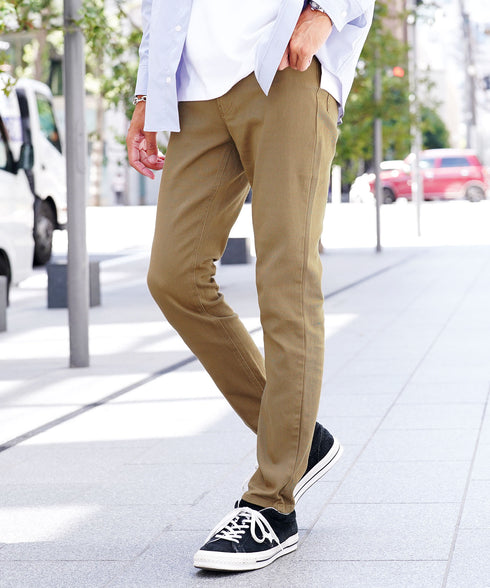レギュラーチノ│メンズ チノパン ストレッチ 動きやすい テーパード ゆったり 伸縮性 カジュアル きれいめ ビジカジ オフィス 春服 秋服 【メール便】 JIGGYSSHOP