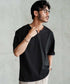【接触冷感&UV】プレーティングキーネック半袖Tシャツ