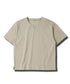 【接触冷感&UV】プレーティングキーネック半袖Tシャツ