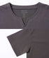 【接触冷感&UV】プレーティングキーネック半袖Tシャツ
