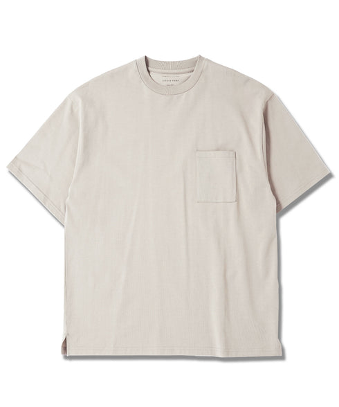 【接触冷感&UV】プレーティングポケット付きルーズ半袖Tシャツ