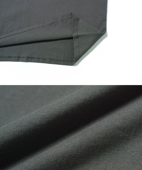 コットン アクセントスリーブ 半袖Tシャツ