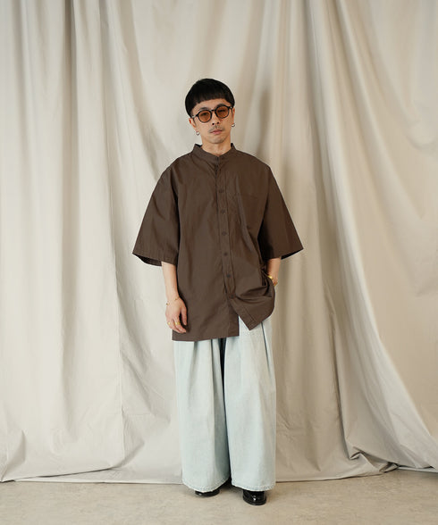 H163 / 着用サイズ: M*ブラウン ボトムス:213778