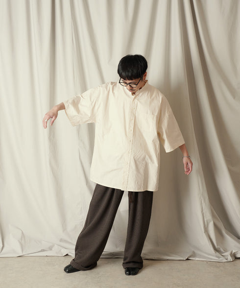 H163 / 着用サイズ: M*オフホワイト ボトムス:218011