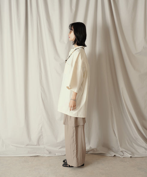 H169 / 着用サイズ: M*オフホワイト ボトムス:217636