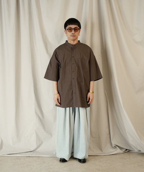 H163 / 着用サイズ:M ブラウン 着用ボトムス:213778