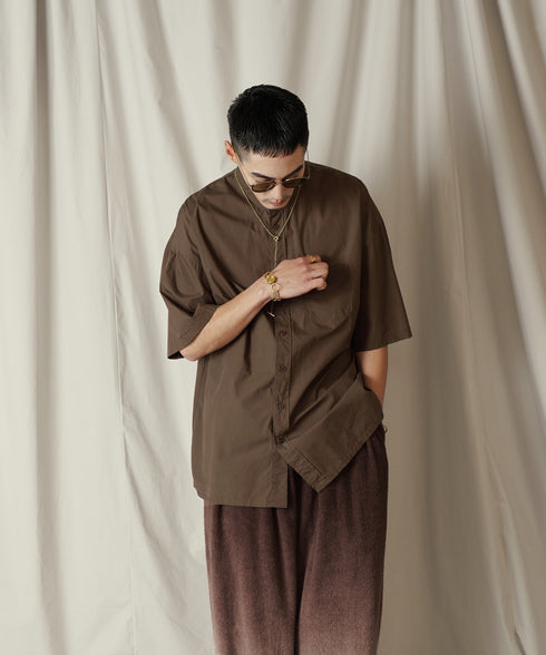 H178 / 着用サイズ:M ブラウン 着用ボトムス:217640