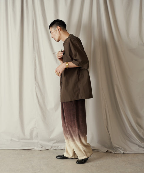 H178 / 着用サイズ:M ブラウン 着用ボトムス:217640