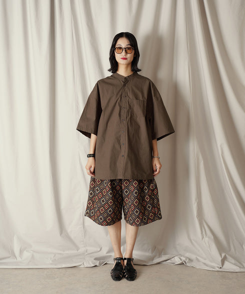 H169 / 着用サイズ:M ブラウン 着用ボトムス:217612