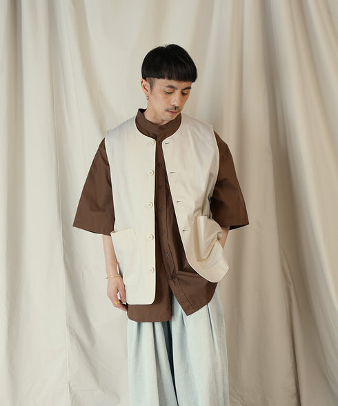 H163 / 着用サイズ: M*オートミール トップス:218008 ボトムス:213778