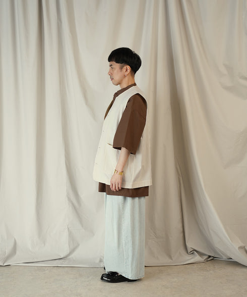 H163 / 着用サイズ: M*オートミール トップス:218008 ボトムス:213778