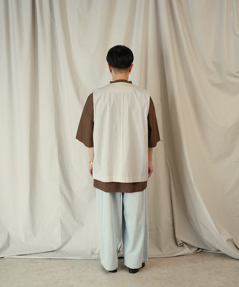 H163 / 着用サイズ: M*オートミール トップス:218008 ボトムス:213778