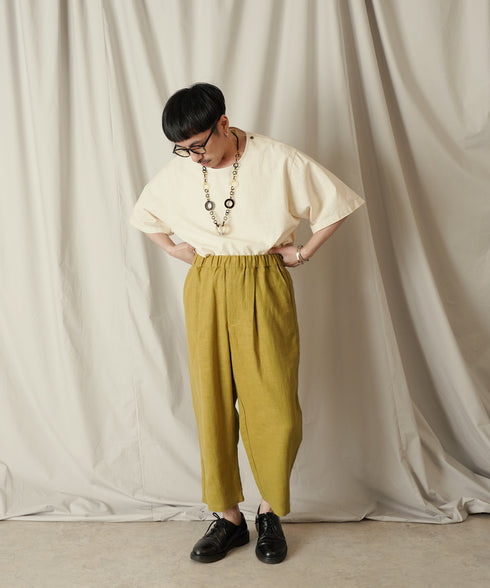 H163 / 着用サイズ: M*マスタード トップス:217646