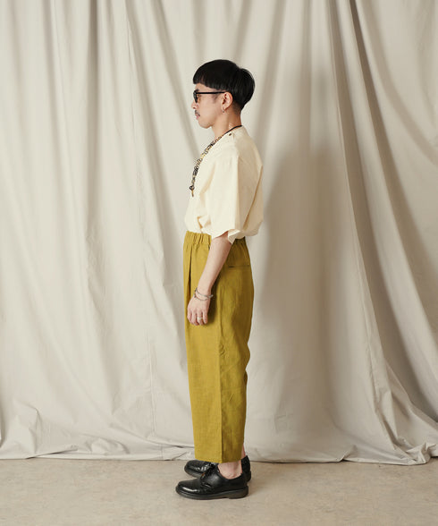 H163 / 着用サイズ: M*マスタード トップス:217646