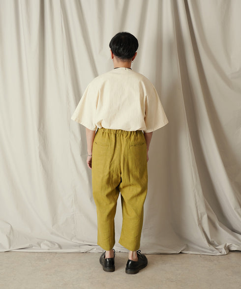 H163 / 着用サイズ: M*マスタード トップス:217646