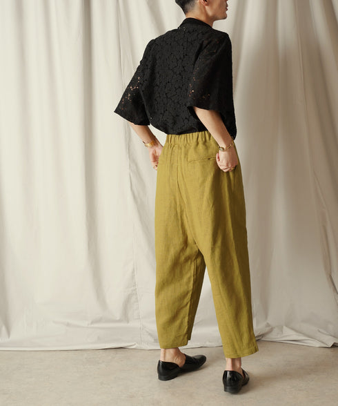 H178 / 着用サイズ: M*マスタード トップス:218014